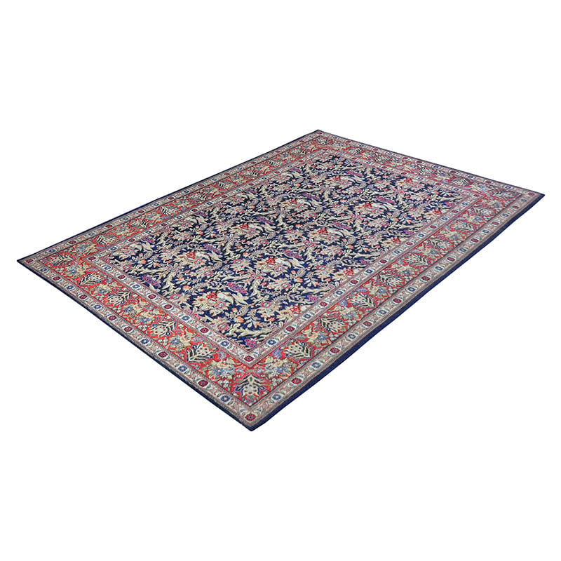 Vintage Floor Rug - Nadine Blue/Red