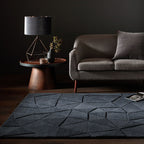 Modern floor rug - Mozo Shard Anthracite