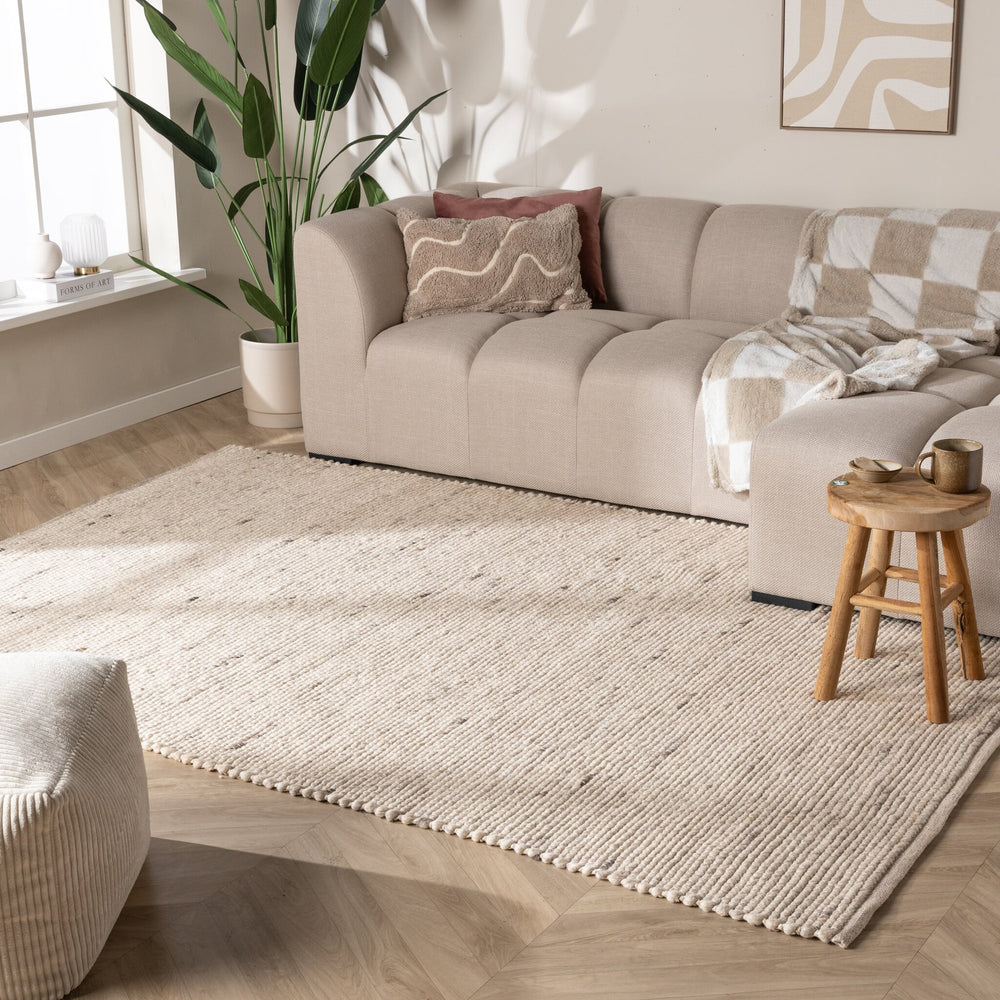 Wool Rug - Feline White/Blended