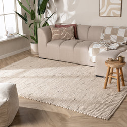 Wool Rug - Feline White/Blended
