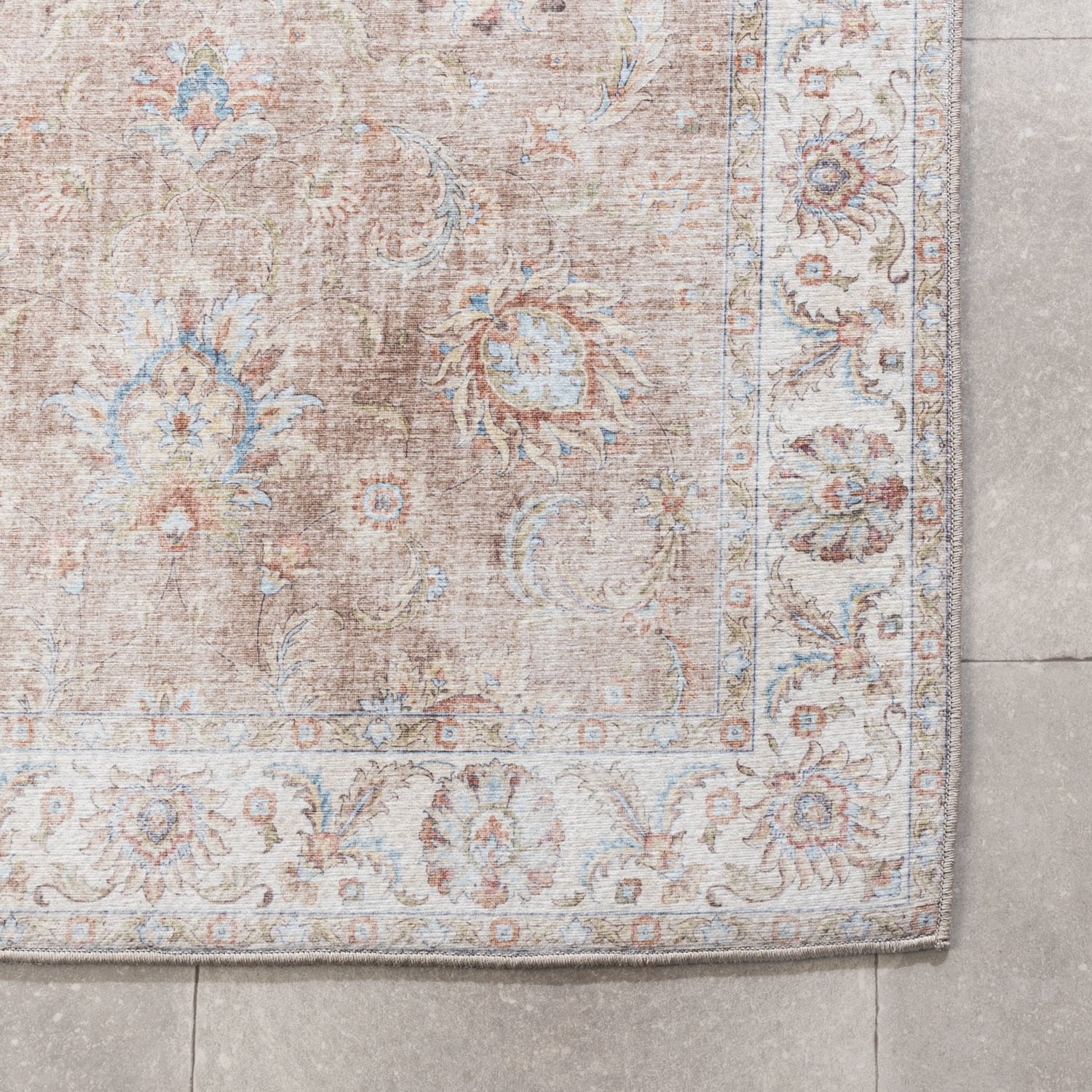 Washable Runner - Domingo Oriental Beige