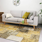 Patchwork Rug - Dreams Ochre Yellow