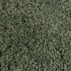 Round Shaggy Rug - Blaze Green