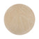 Round modern floor rug - Solacio Leaves Beige