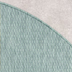 Round Outdoor Rug - Costa Turquoise