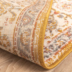 Vintage Rug - Thirza Medallion Ochre Yellow/Multicolour