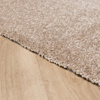 Round Washable Rug – Clean Beige