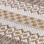 Striped outdoor rug - Sunara Beige