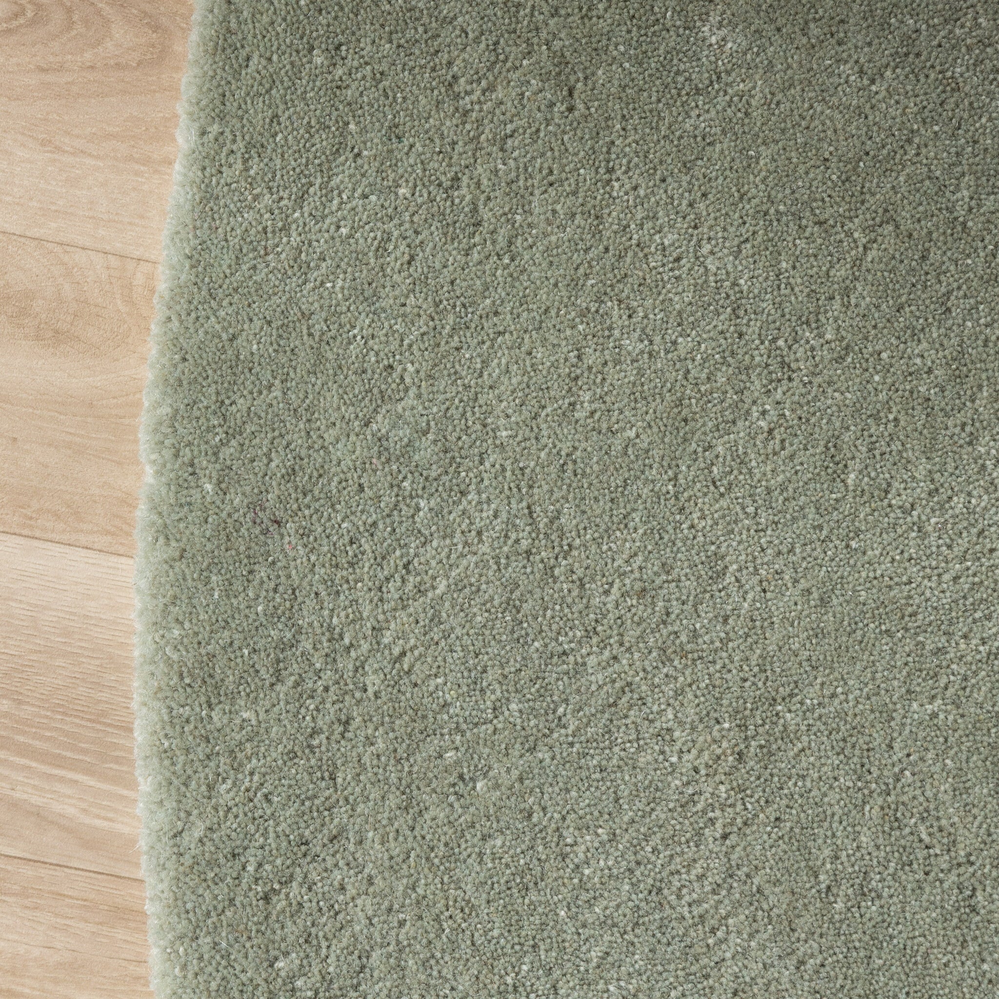 Round Wool Rug – Vienna Green