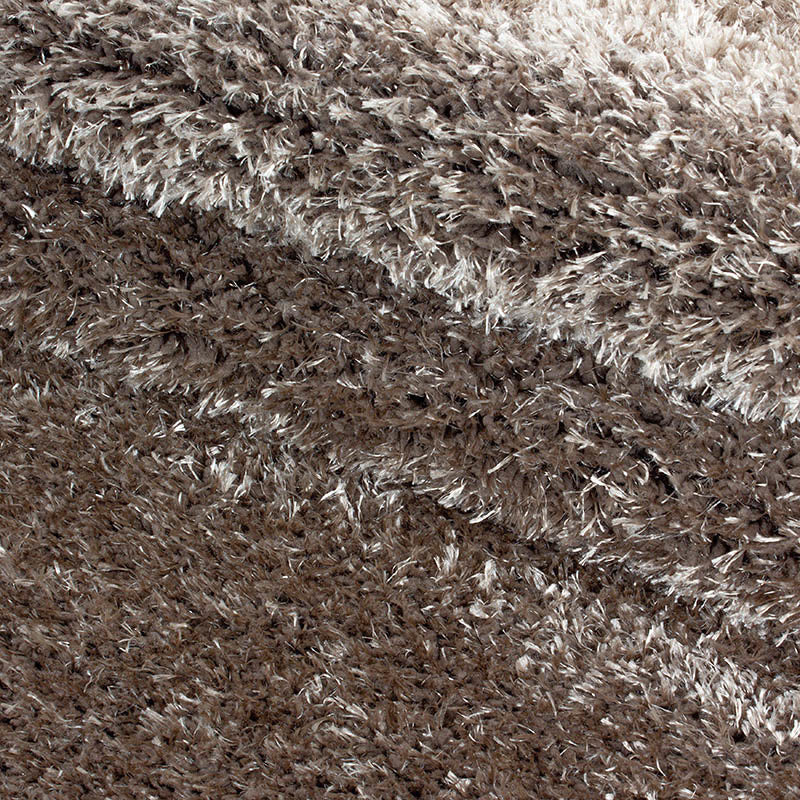 Round High Pile Rug - Blushy Taupe
