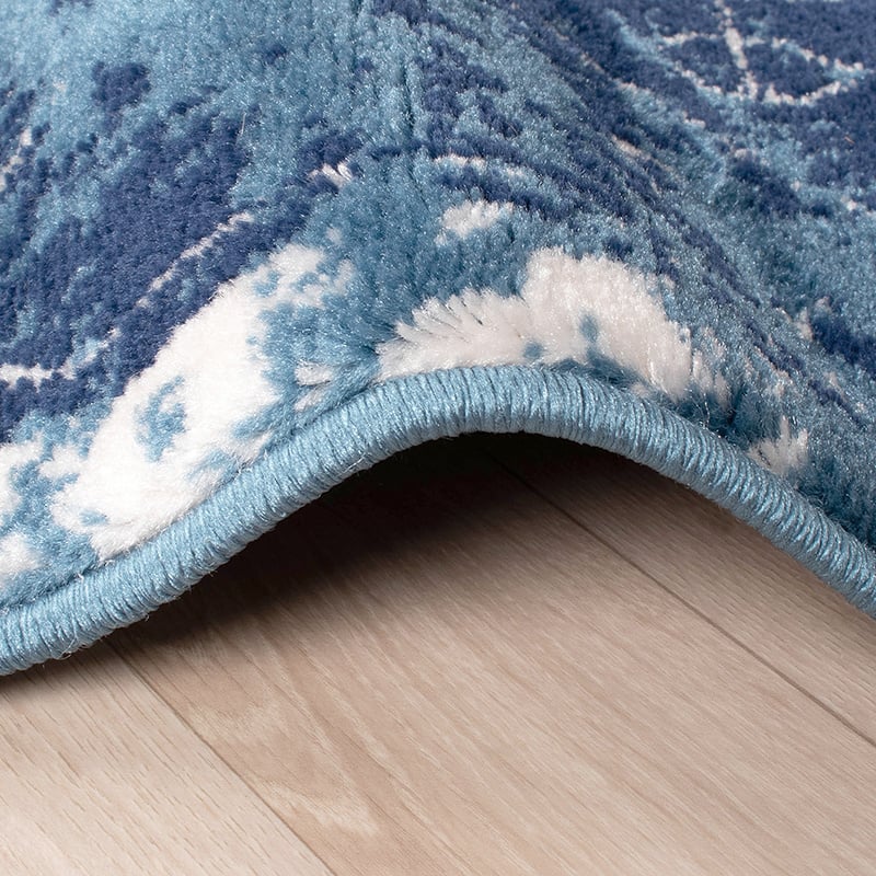 Vintage Rug - Deep Tile  Blue