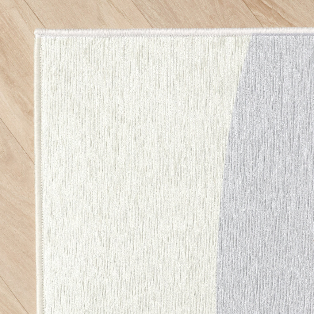 Geometric Rug – Swing Waves Blue