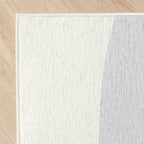 Geometric Rug – Swing Waves Blue
