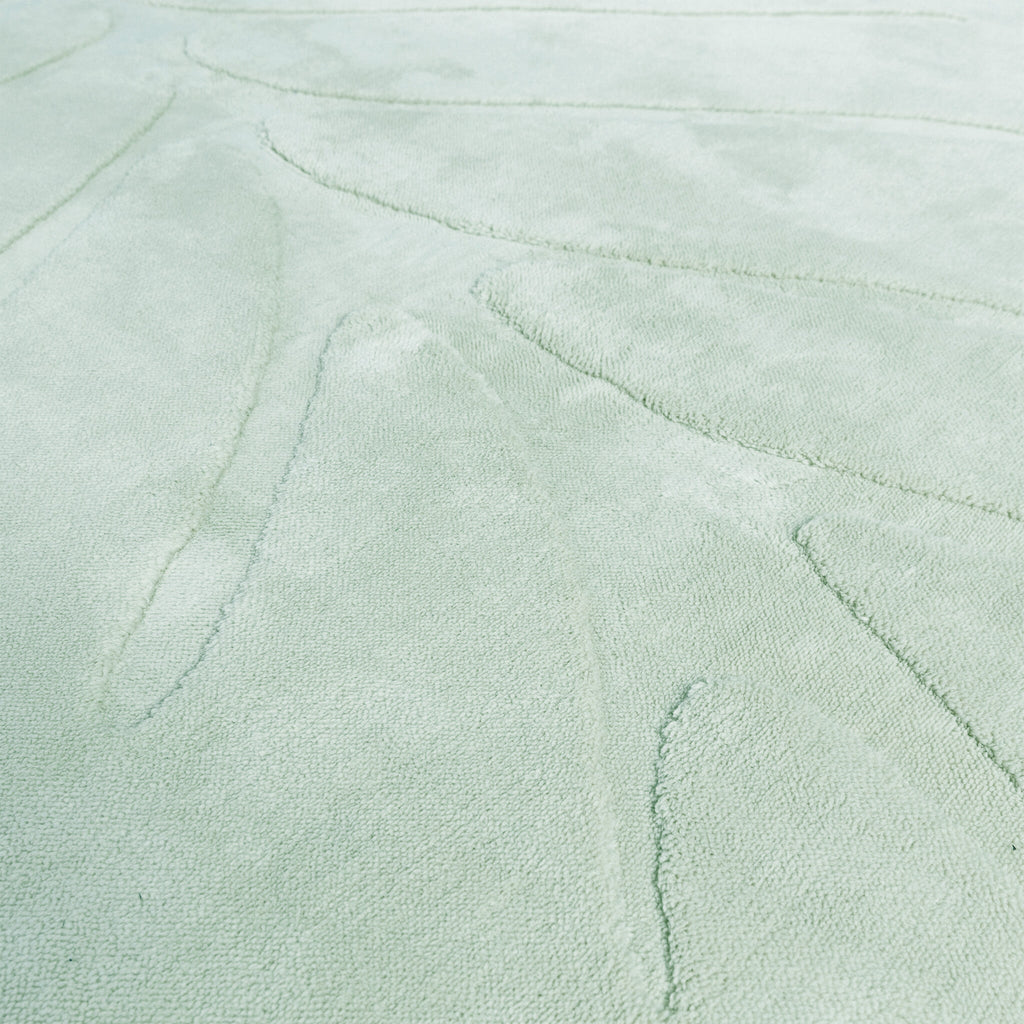 Washable children's rug - Coco Leaf Green