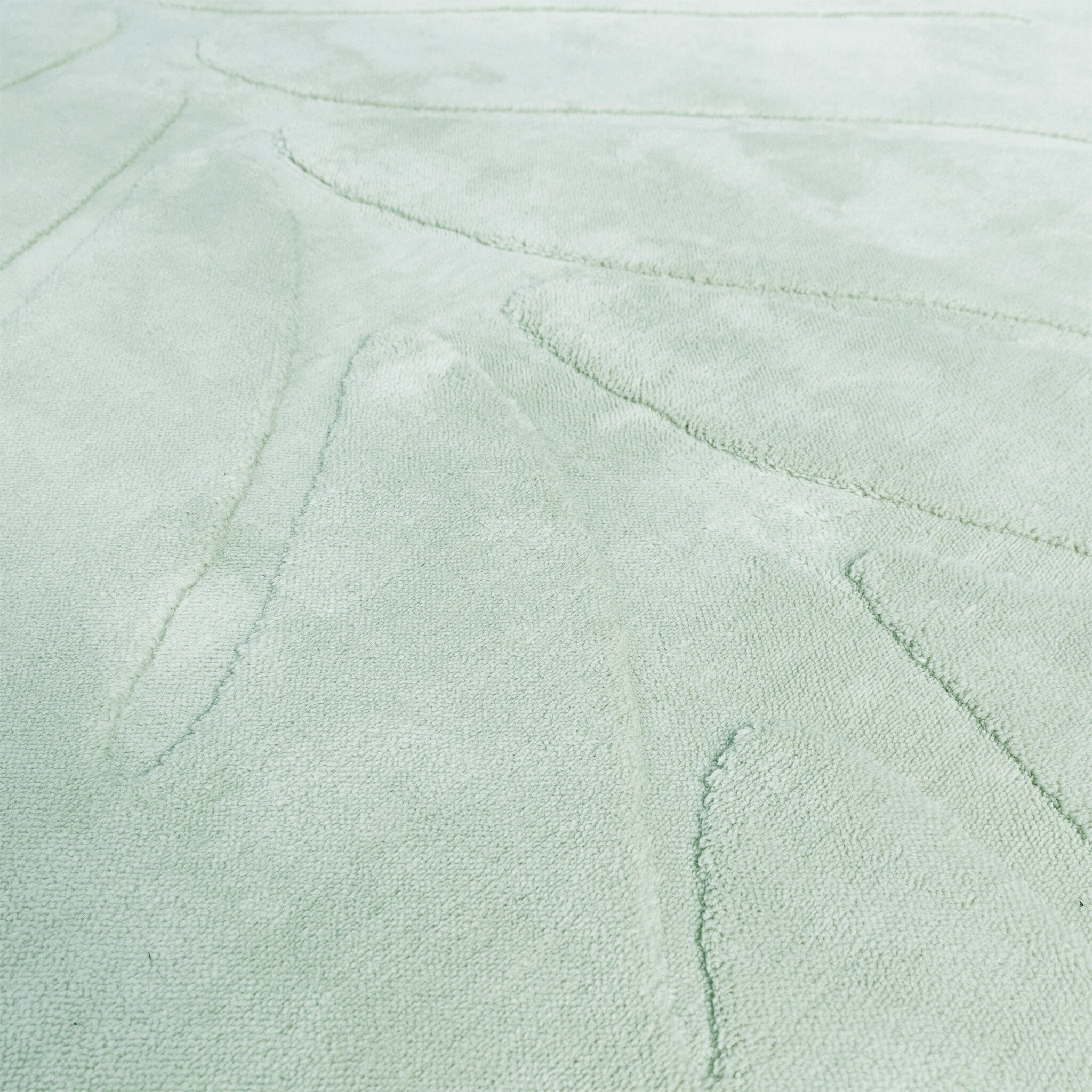 Washable children's rug - Coco Leaf Green