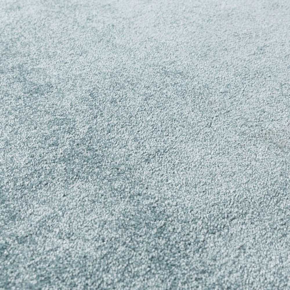 Round washable rug - Clean Light Blue