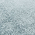 Round washable rug - Clean Light Blue