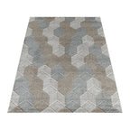 Modern Rug - Regal Pentagon Beige