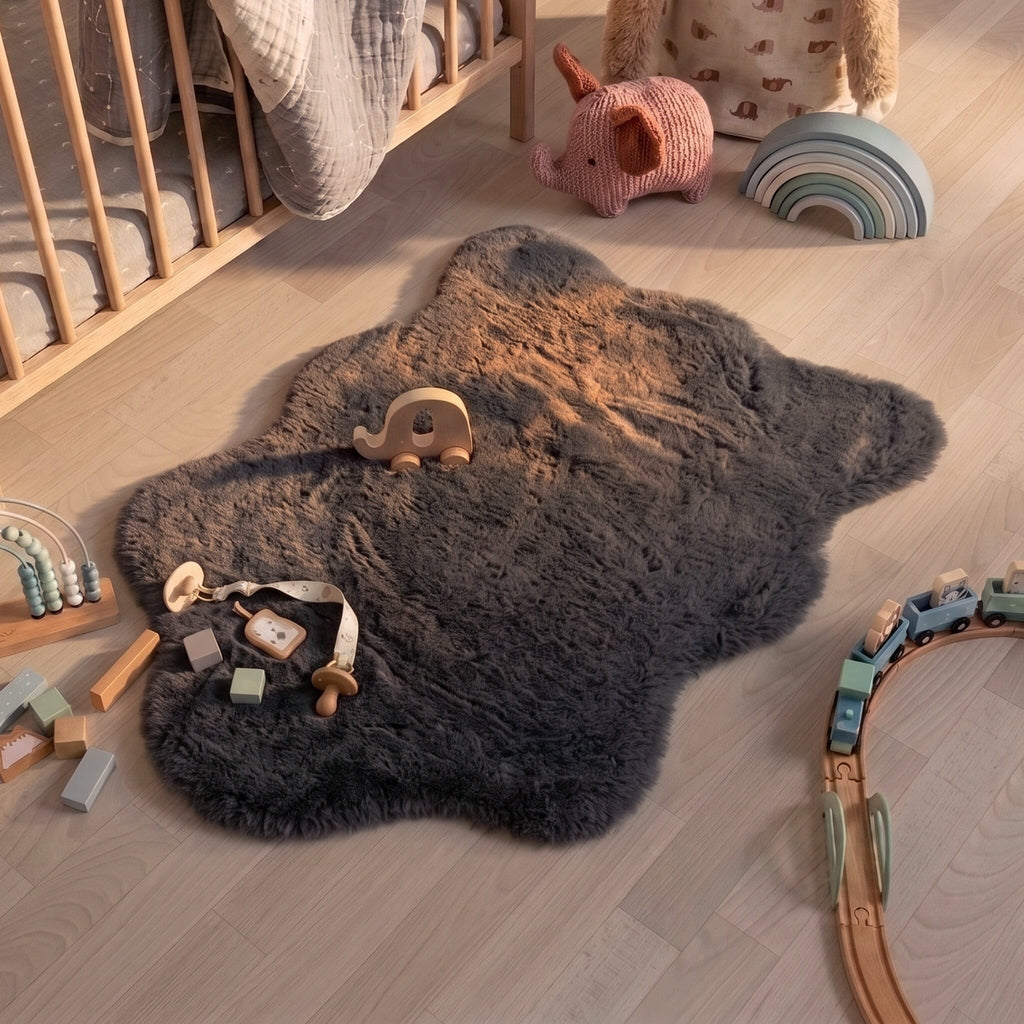 Kids Rug - Huggy Sheep Anthracite