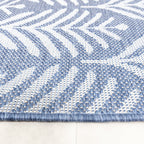 Outdoor Rug - Summer Leaves Blue