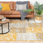 Patchwork Rug - Famous Ochre Yellow
