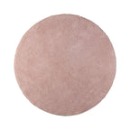 Soft round rug - Teddy Pink