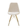 Velvet Chair Champagne - Gold Frame