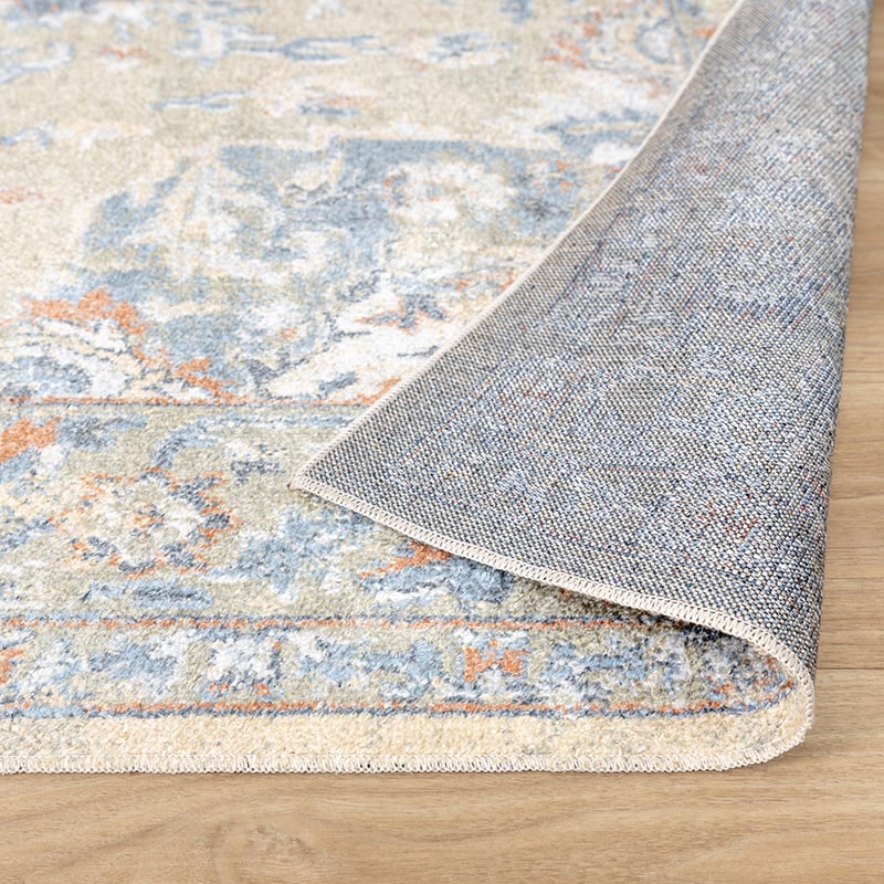 Washable Rug - Nova Medallion Green