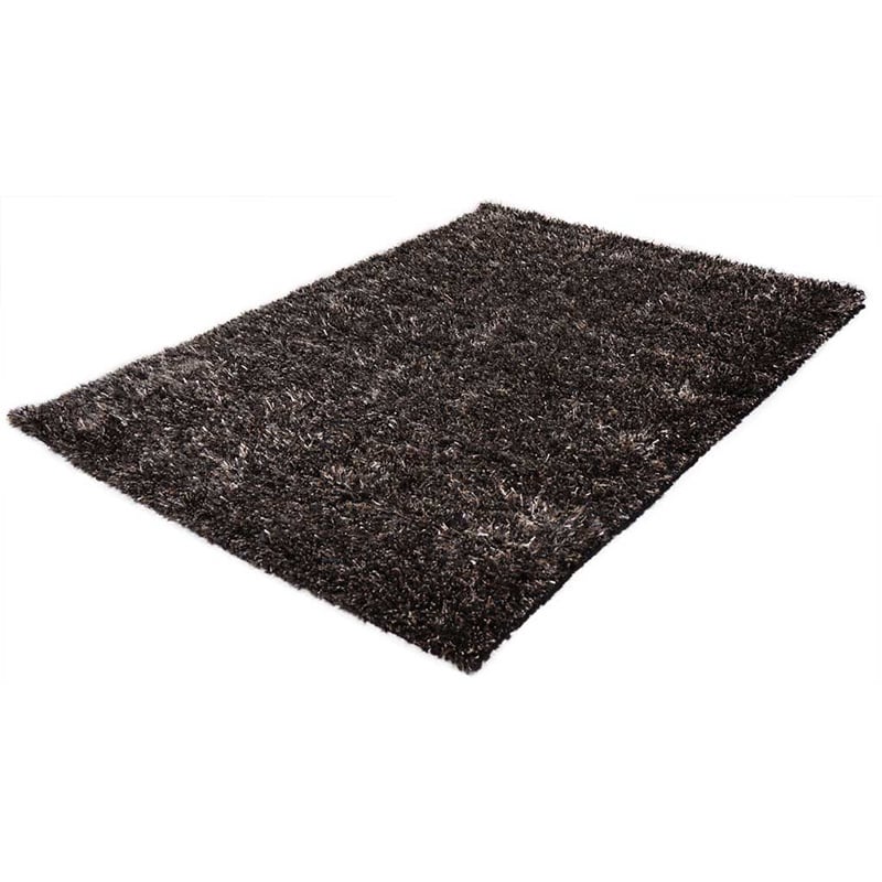 Shaggy floor rug - Paulina Black/Colour