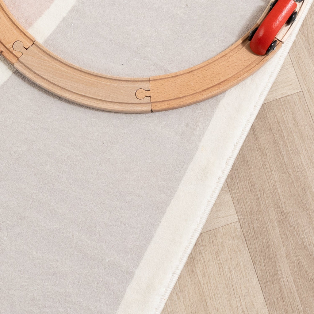 Washable Kids Rug- - Simba Bunny White