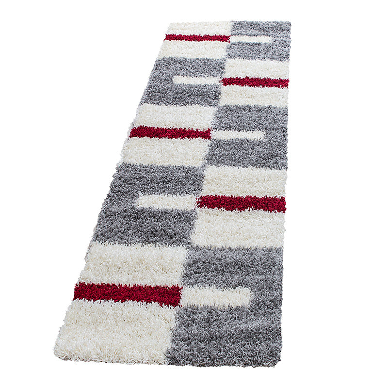 High-pile runner - Gala Red