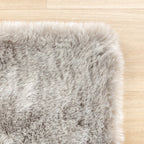 Soft High-Pile Rug - Flare Light Gray