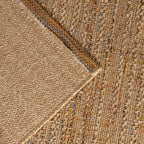 Jute Outdoor Rug - Daisy Lines Multicolour