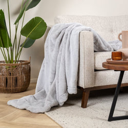 Washable Blanket - Otis Light Grey