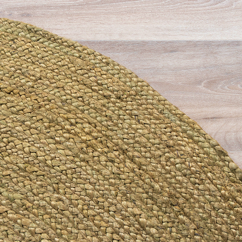 Jute Rug - Fair Round Green