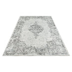 Vintage floor rug - Pleasure Blue/Black Vertou