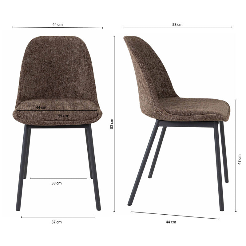 Dining Chair - Lana Brown