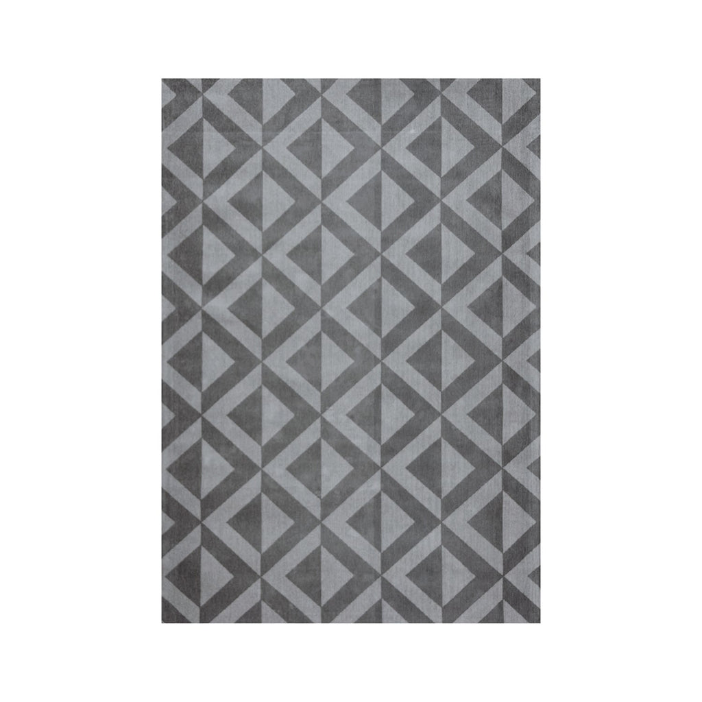 Geometric floor rug - Colette Grey