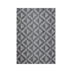 Geometric floor rug - Colette Grey