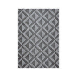 Geometric floor rug - Colette Grey