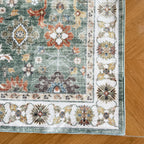 Show moreVintage Rug - Ember Oriental Green