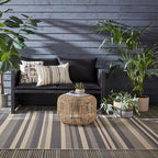 Retro Outdoor Rug - Floreno Noto Grey