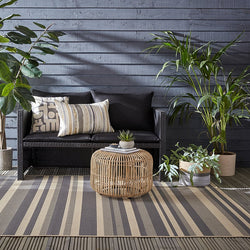 Retro Outdoor Rug - Floreno Noto Grey