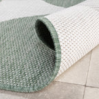 Outdoor Rug - Summer Shapes Green