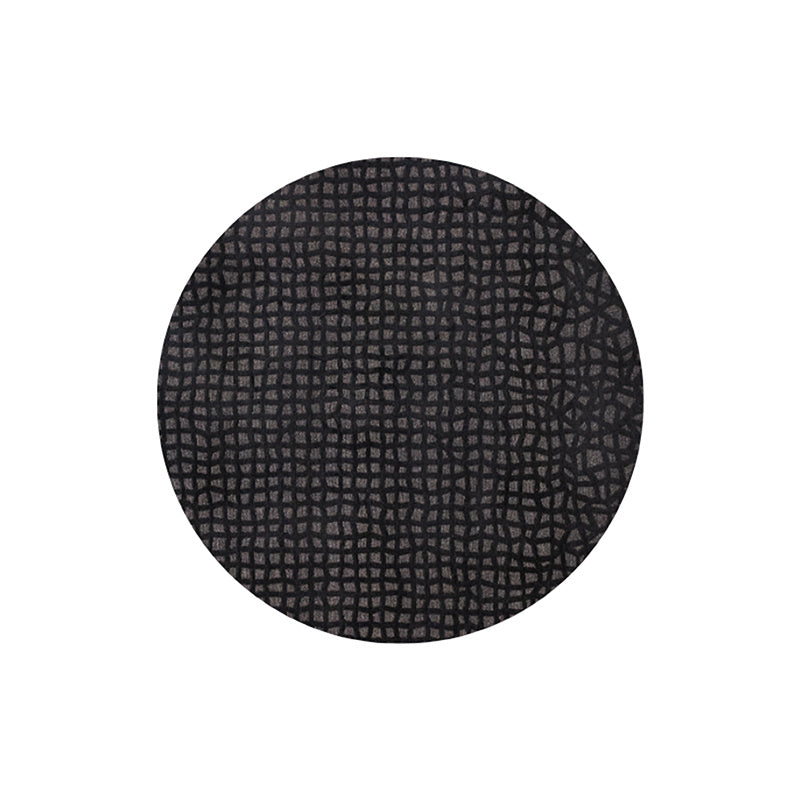 Round modern floor rug - Structures Trammel 9247
