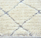Soft floor rug - Oceane Tiles Cream