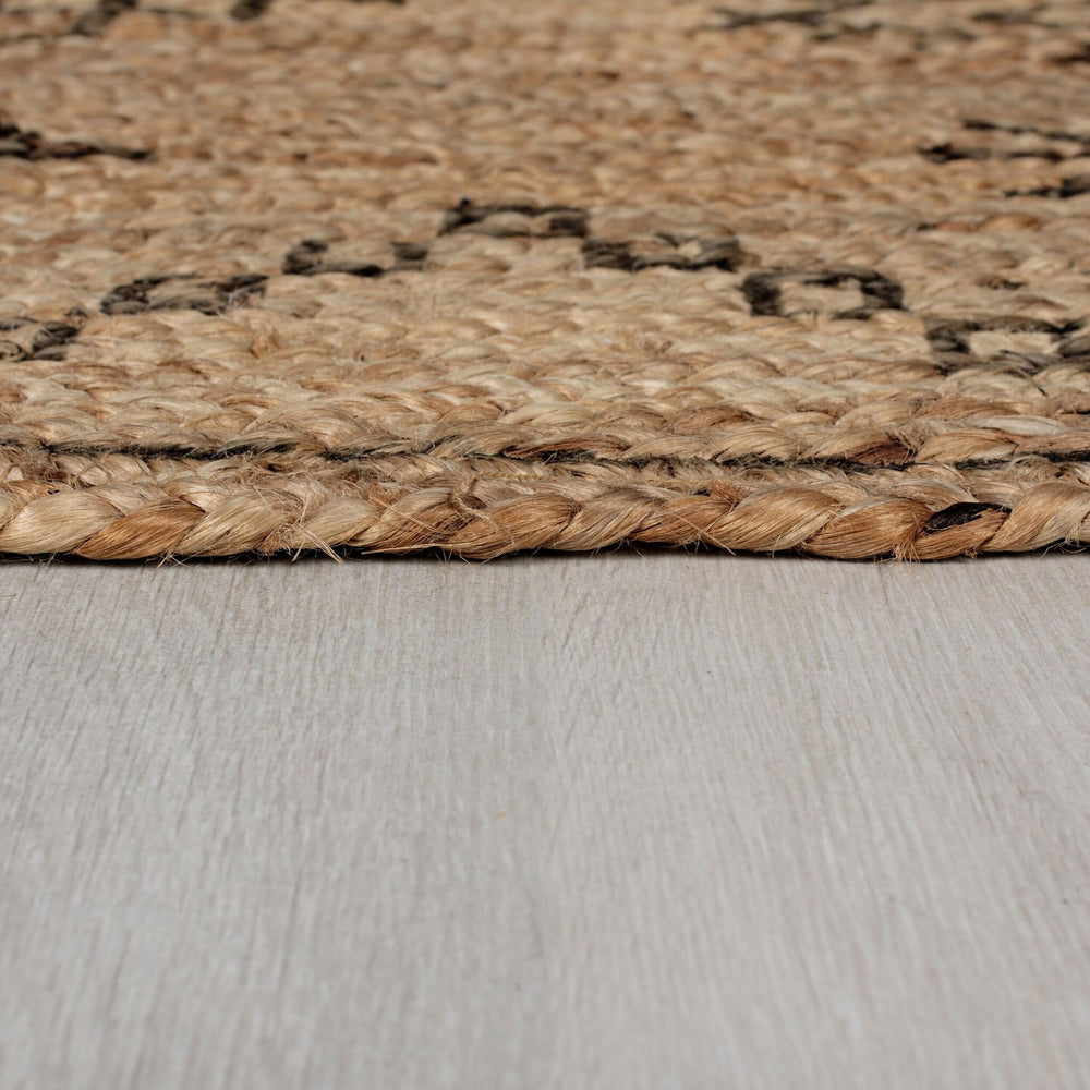 Jute floor rug - Rico Natural