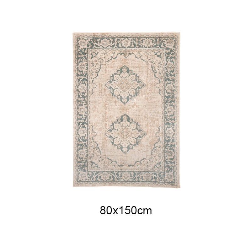 Vintage Rug - Spring Medallion Cream/Green