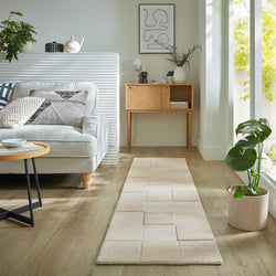 Luxury runner - Xeano Checkerboard Beige