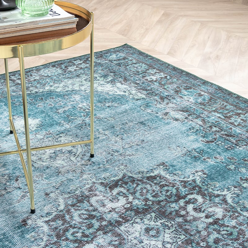 Vintage Rug - Estate Medallion Blue/Green